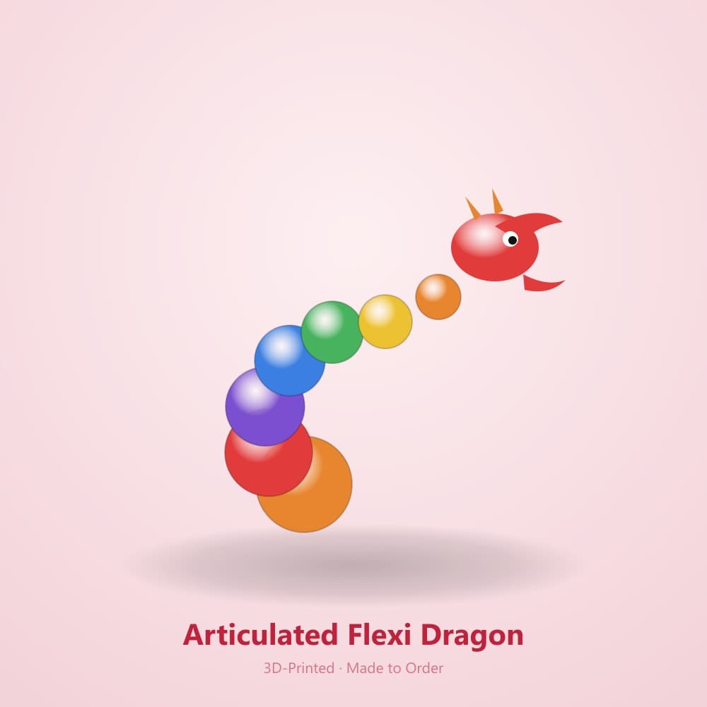 Articulated Dragon Figurine