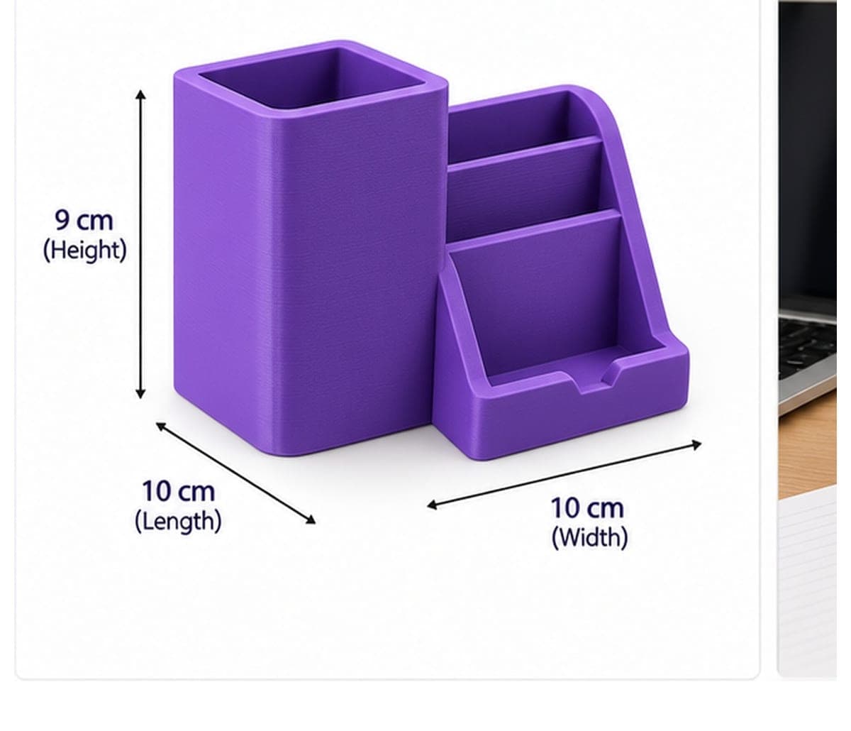 Modular Desk Organizer with Pen Holder - 3
